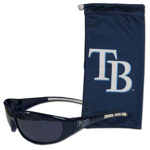 Tampa Bay Rays Sunglass and Bag Set