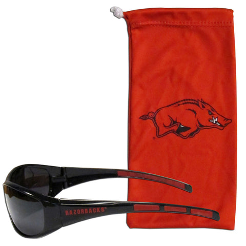 Arkansas Razorbacks Sunglass and Bag Set