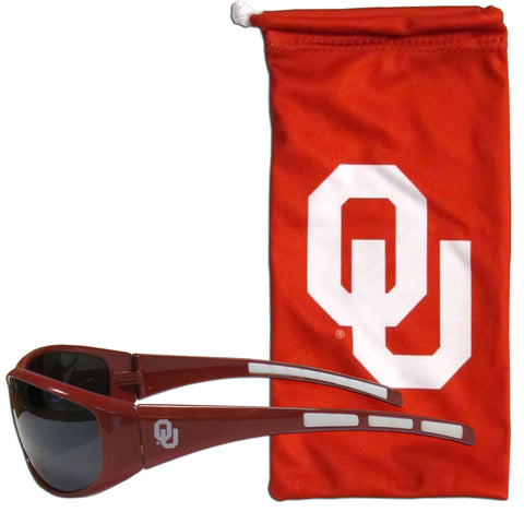 Oklahoma Sooners Sunglass and Bag Set