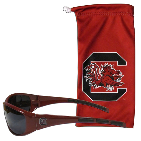 S. Carolina Gamecocks Sunglass and Bag Set