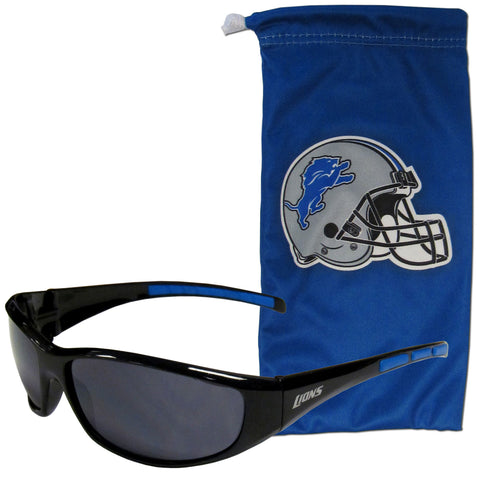 Detroit Lions Sunglass and Bag Set