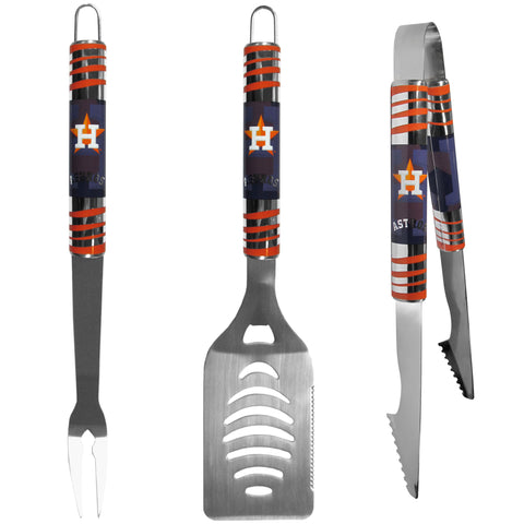 Houston Astros 3 pc Tailgater BBQ Set