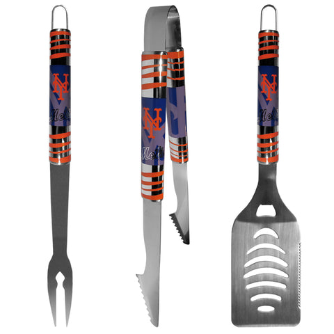 New York Mets 3 pc Tailgater BBQ Set