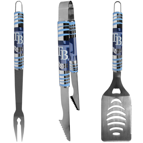 Tampa Bay Rays 3 pc Tailgater BBQ Set