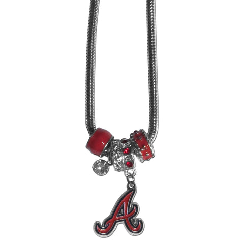 Atlanta Braves Euro Bead Necklace