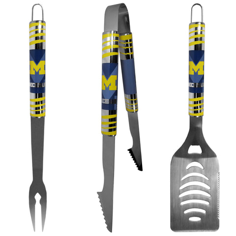 Michigan Wolverines 3 pc Tailgater BBQ Set