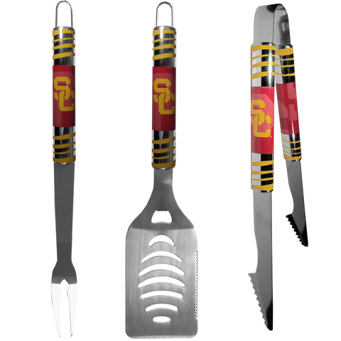 USC Trojans 3 pc Tailgater BBQ Set