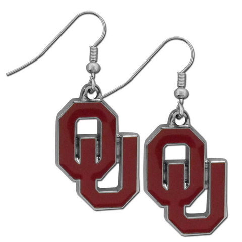 Oklahoma Sooners Chrome Dangle Earrings