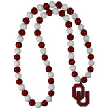 Oklahoma Sooners Fan Bead Necklace