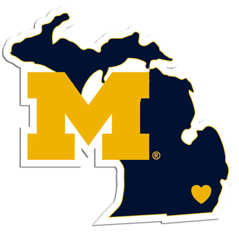 Michigan Wolverines Home State Decal