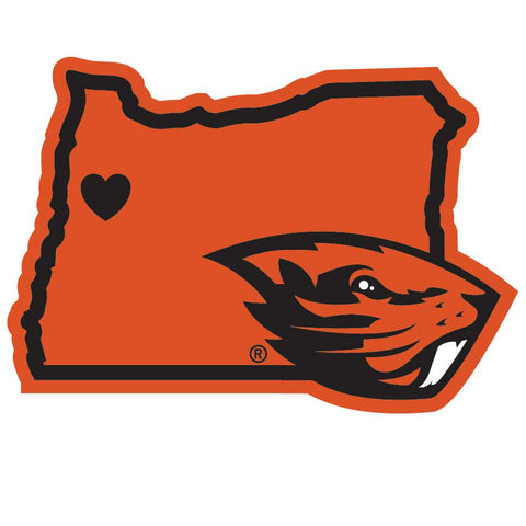 Oregon St. Beavers Home State Decal