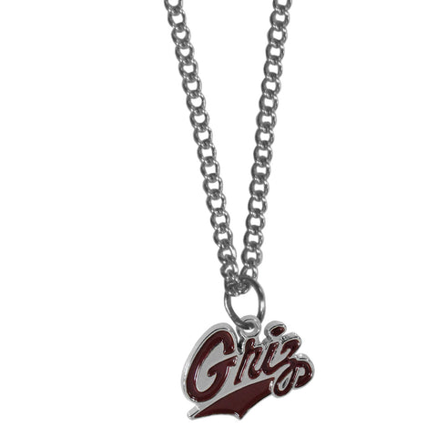 Montana Grizzlies Chain Necklace with Small Charm