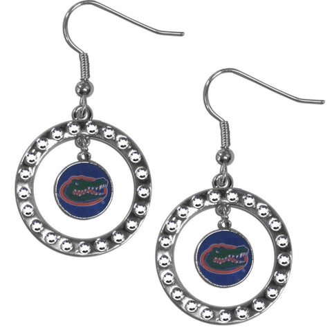 Florida Gators Rhinestone Hoop Earrings