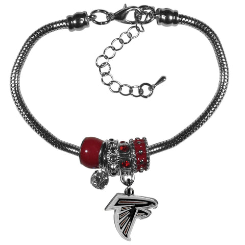 Atlanta Falcons Euro Bead Bracelet