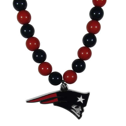 New England Patriots Fan Bead Necklace