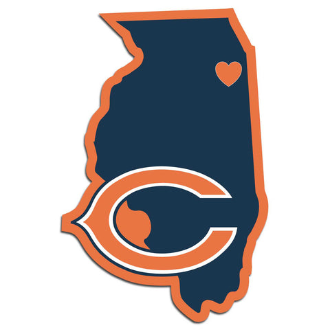 Chicago Bears Home State Decal