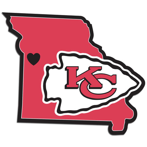 Kansas City Chiefs Home State Decal