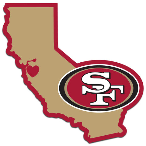 San Francisco 49ers Home State Decal