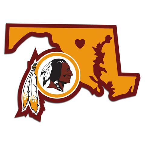 Washington Redskins Home State Decal