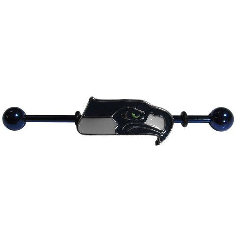 Seattle Seahawks Industrial Slider Barbell