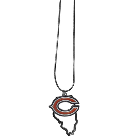 Chicago Bears State Charm Necklace