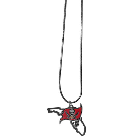 Tampa Bay Buccaneers State Charm Necklace