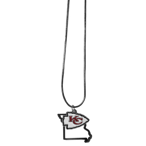 Kansas City Chiefs State Charm Necklace