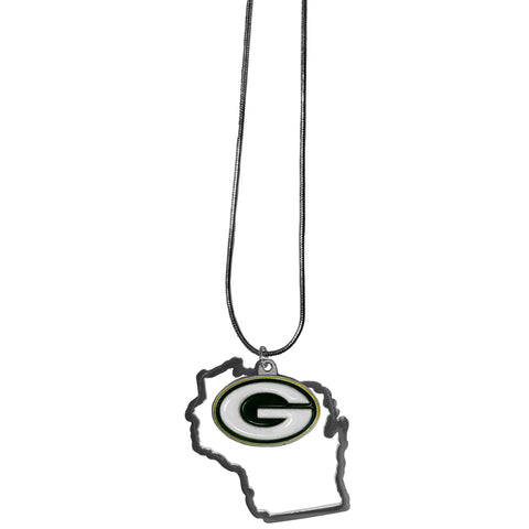 Green Bay Packers State Charm Necklace