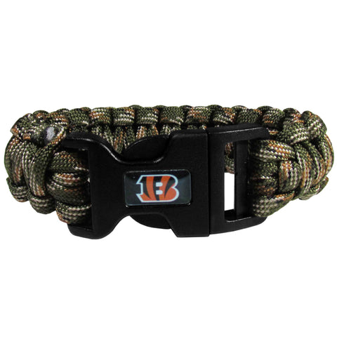 Cincinnati Bengals Camo Survivor Bracelet