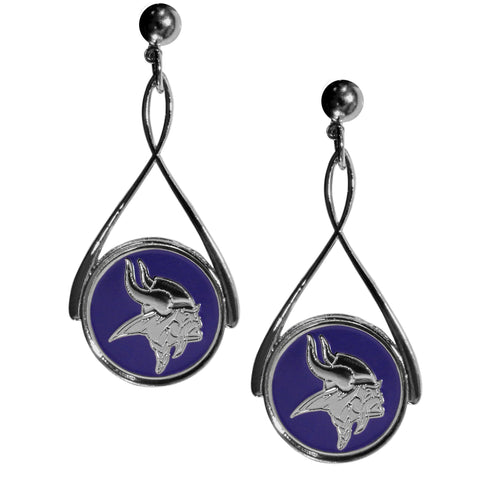 Minnesota Vikings Tear Drop Earrings