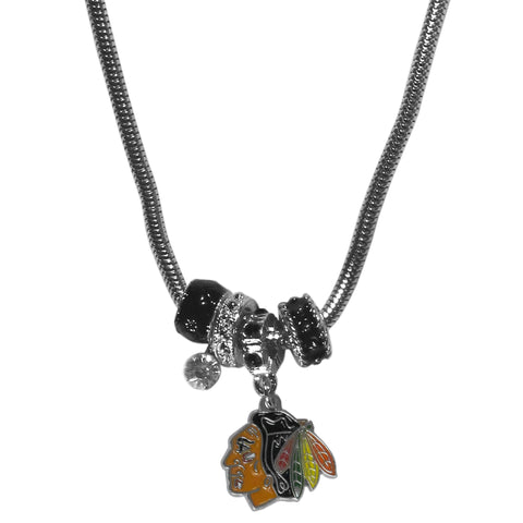 Chicago Blackhawks® Euro Bead Necklace