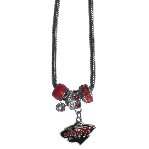 Minnesota Wild® Euro Bead Necklace