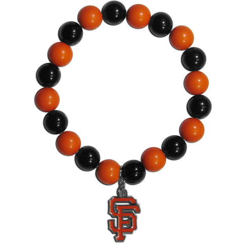 San Francisco Giants Fan Bead Bracelet