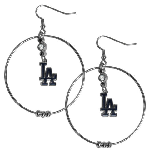 Los Angeles Dodgers 2 Inch Hoop Earrings