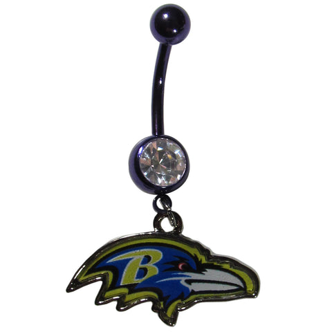 Baltimore Ravens Navel Ring