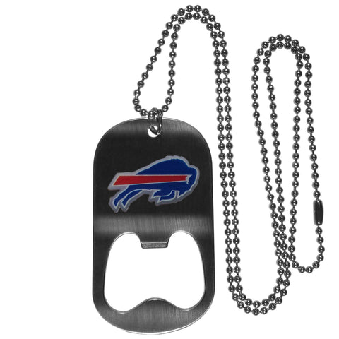 Buffalo Bills Bottle Opener Tag Necklace