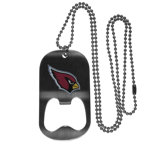 Arizona Cardinals Bottle Opener Tag Necklace