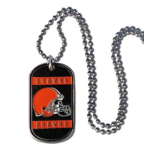 Cleveland Browns Tag Necklace