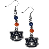 Bead Dangle Earrings - Auburn Tigers Fan Bead Dangle Earrings