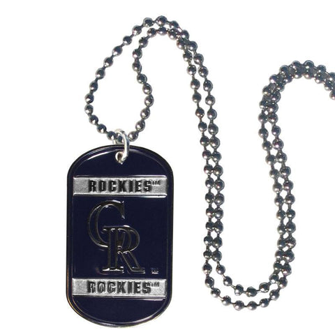 Colorado Rockies Tag Necklace