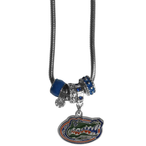 Euro Bead Necklace - Florida Gators Euro Bead Necklace