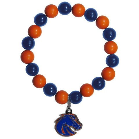 Fan Bead Bracelet - Boise St. Broncos Fan Bead Bracelet